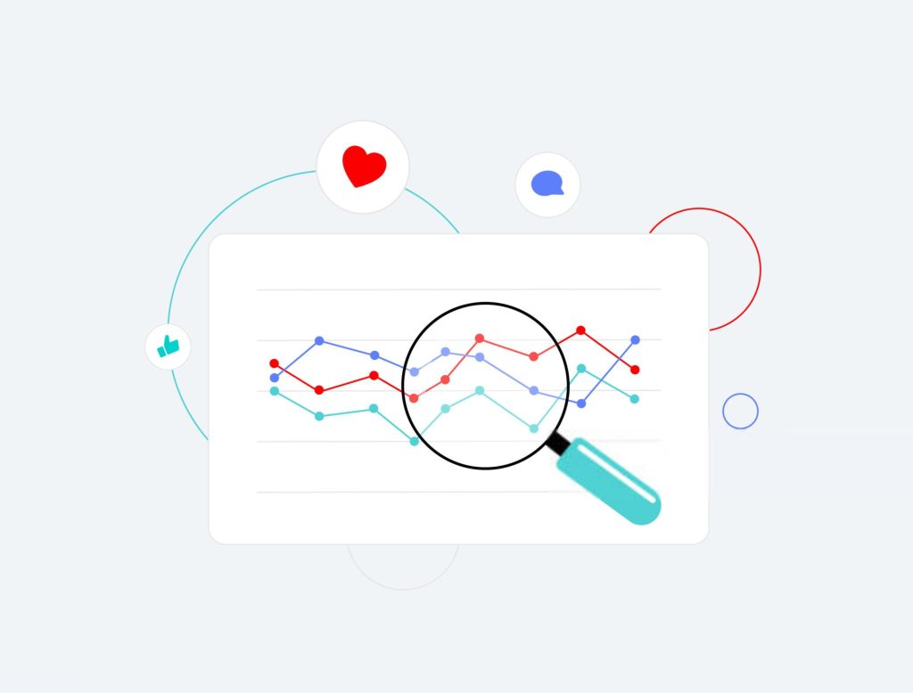 داشبورد Insights اینستاگرام با نمودارهای تحلیلی، نشان‌دهنده ابزار کلیدی برای رشد تعامل